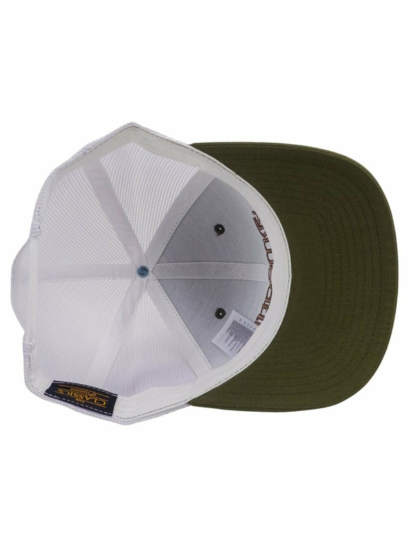 Meatfly Meatfly šiltovka MF Logo Trucker Buck/White | Zelená | Veľkosť