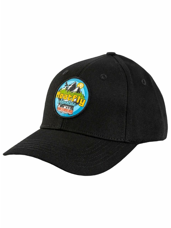 Meatfly Meatfly šiltovka Wayne Flexfit Adventure Black | Čierna | Veľkosť