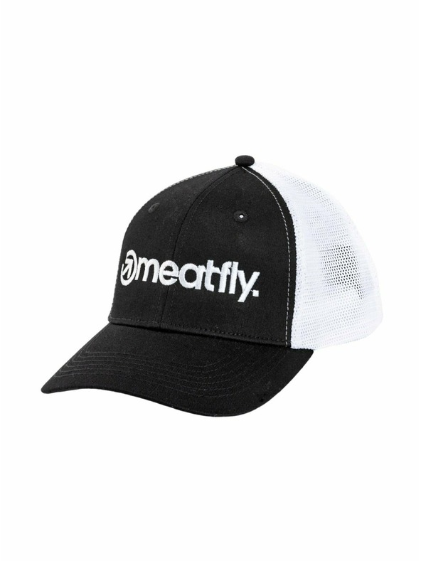 Meatfly Meatfly šiltovka MF Logo Trucker White / Black | Čierna | Veľkosť