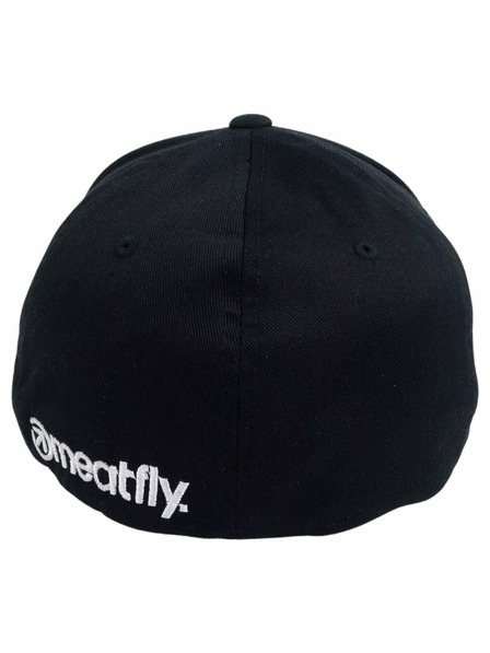 Meatfly Meatfly šiltovka Big Shock Flexfit Black | Čierna | Veľkosť