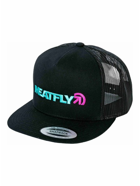 Meatfly Meatfly šiltovka Percy Trucker Snapback Turquoise / Black | Čierna | Veľkosť