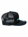 Meatfly Meatfly šiltovka Percy Trucker Snapback Turquoise / Black | Čierna | Veľkosť