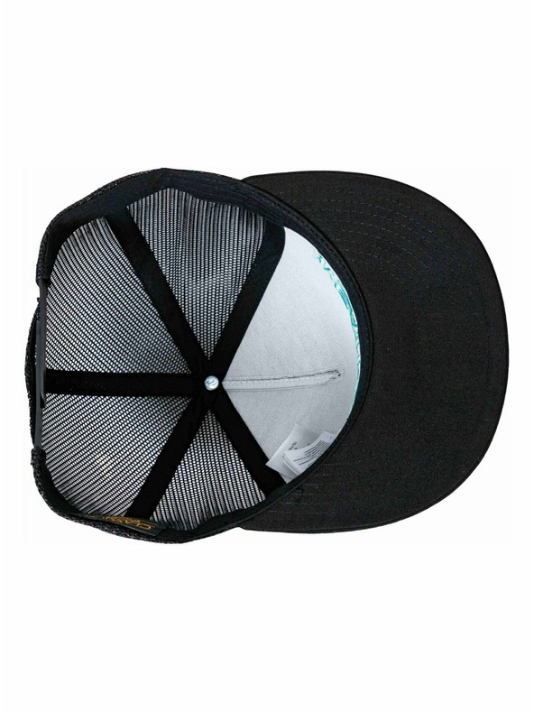 Meatfly Meatfly šiltovka Percy Trucker Snapback Turquoise / Black | Čierna | Veľkosť