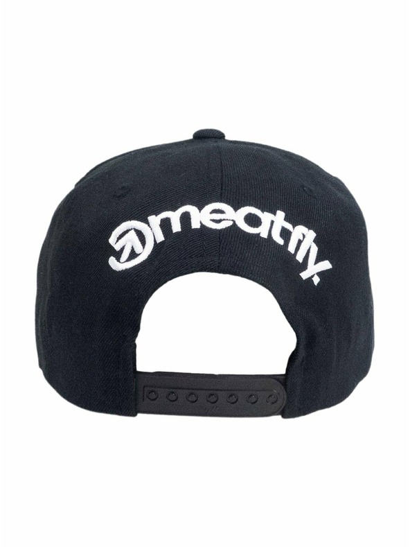 Meatfly Meatfly šiltovka Big Shock Snapback White/Black | Čierna | Veľkosť
