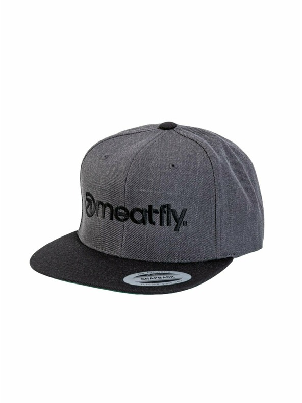 Meatfly Meatfly šiltovka Rens Snapback Dark Grey | Sivá | Veľkosť