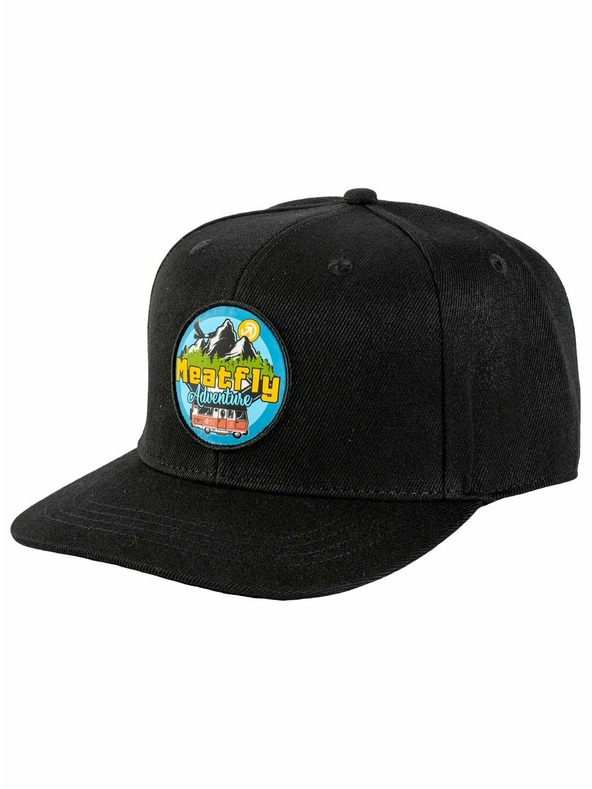 Meatfly Meatfly šiltovka Tyler Snapback Adventure Black | Čierna | Veľkosť