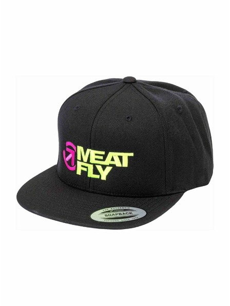 Meatfly Meatfly šiltovka Ness Snapback Lime / Black | Čierna | Veľkosť
