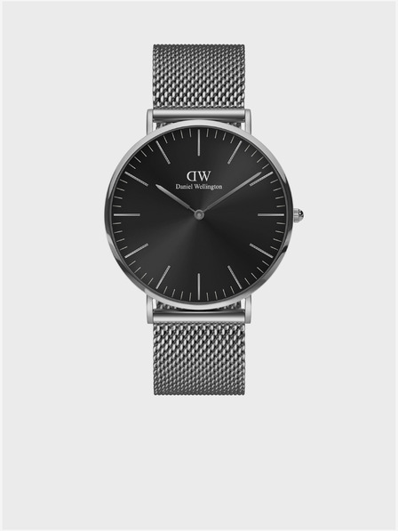 Daniel Wellington Pánske hodinky v striebornej farbe Daniel Wellington Classic