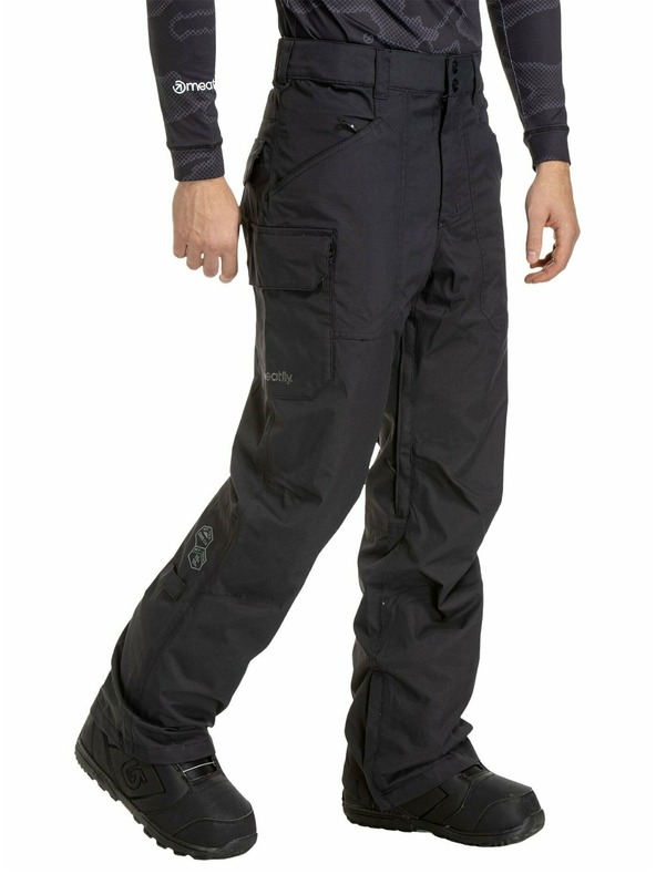 Meatfly Meatfly pánske SNB & SKI nohavice Oggy Black | Čierna | Veľkosť