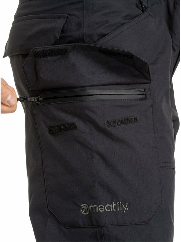 Meatfly Meatfly pánske SNB & SKI nohavice Oggy Black | Čierna | Veľkosť