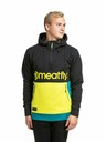 Meatfly Meatfly pánska technická mikina Tason Lime / Black | Čierna | Veľkosť