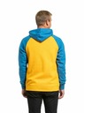 Meatfly Meatfly pánska technická mikina Gravel Sunflower / Blue
