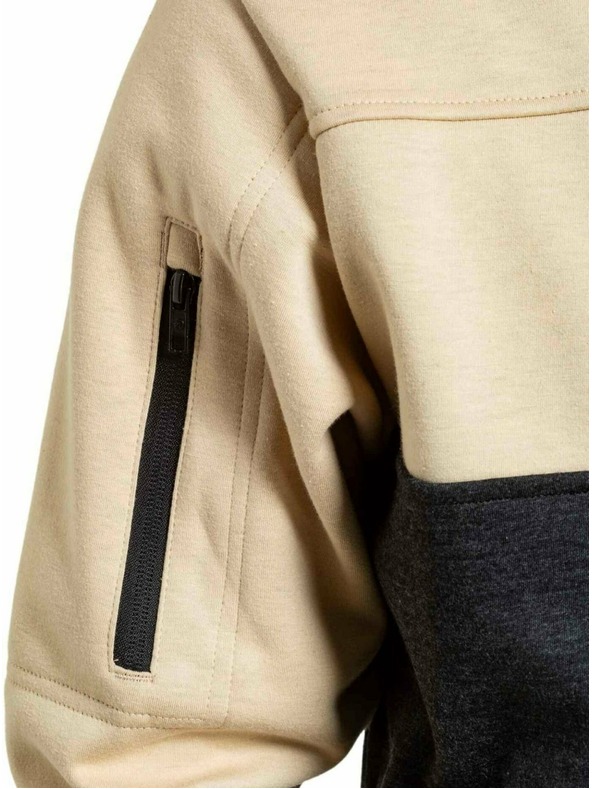 Meatfly Meatfly pánska technická mikina Josh Sand / Black