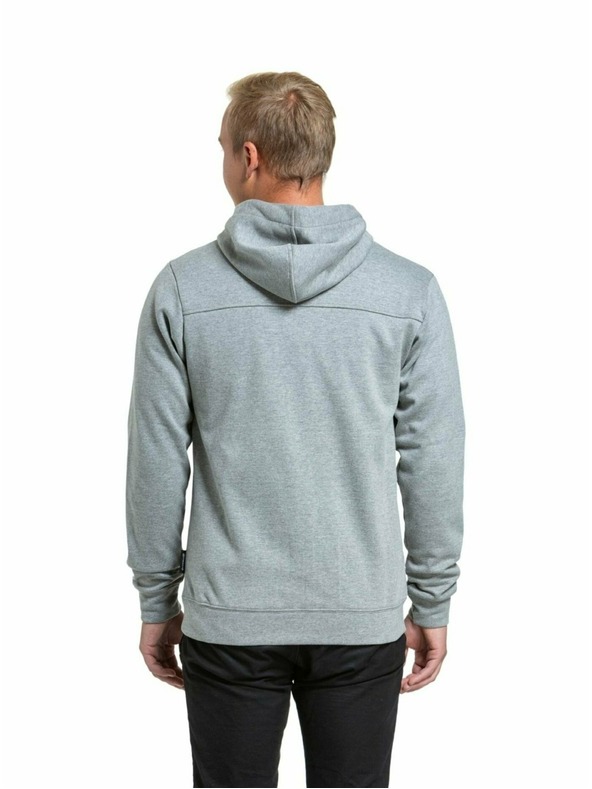 Meatfly Meatfly pánska technická mikina Josh Grey Heather