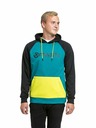 Meatfly Meatfly pánska technická mikina Gravel Lime / Dark Teal | Zelená | Veľkosť