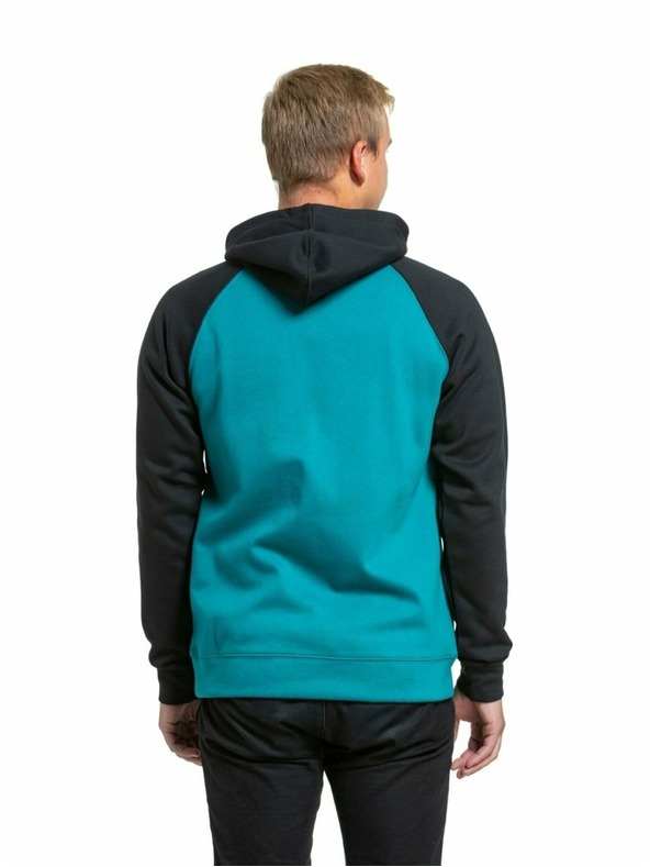 Meatfly Meatfly pánska technická mikina Gravel Lime / Dark Teal | Zelená | Veľkosť