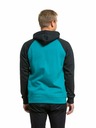 Meatfly Meatfly pánska technická mikina Gravel Lime / Dark Teal | Zelená | Veľkosť