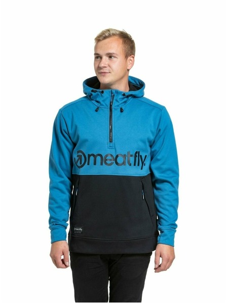 Meatfly Meatfly pánska technická mikina Tason Blue / Black