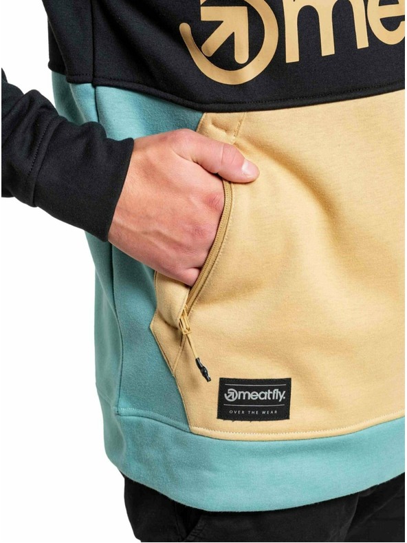 Meatfly Meatfly pánska technická mikina Tason Light Brown