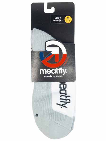 Meatfly Meatfly ponožky Boot White | Biela | Veľkosť