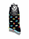 Meatfly Meatfly ponožky Oval socks Triple Pack | Multifarebná | Veľkosť
