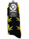 Meatfly Meatfly ponožky Lexy Triple Pack Ganja | Viacfarebná | Veľkosť