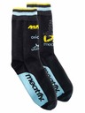 Meatfly Meatfly ponožky Dakar Blue/Yellow | Čierna | Veľkosť