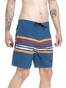 Meatfly Meatfly pánske plavky Ernie Boardshorts 19" Stripes Navy | Modrá | Veľkosť