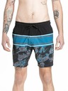 Meatfly Meatfly pánske plavky Keith Boardshorts 17" Mossy Petrol | Modrá | Veľkosť