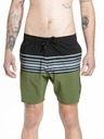 Meatfly Meatfly pánske plavky Keith Boardshorts 17" Olive / Black | Zelená | Veľkosť