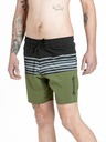 Meatfly Meatfly pánske plavky Keith Boardshorts 17" Olive / Black | Zelená | Veľkosť