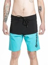 Meatfly Meatfly pánske plavky Mitch Boardshorts 21" Mint / Black | Modrá | Veľkosť