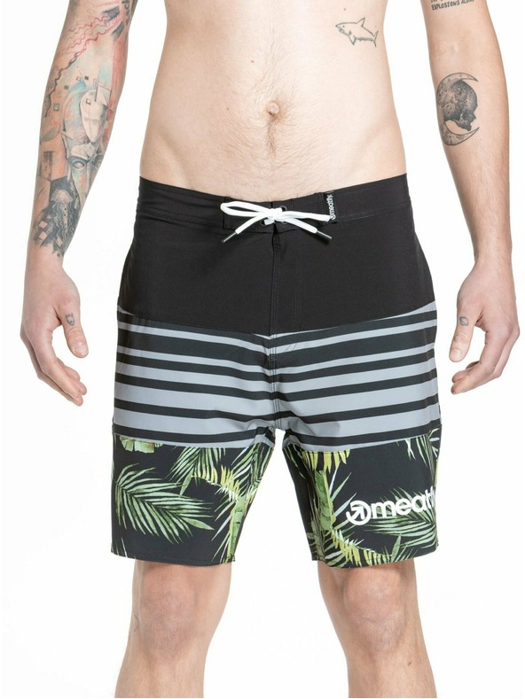 Meatfly Meatfly pánske plavky Ernie Boardshorts 19" Palm | Viacfarebná | Veľkosť