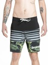 Meatfly Meatfly pánske plavky Ernie Boardshorts 19" Palm | Viacfarebná | Veľkosť