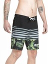 Meatfly Meatfly pánske plavky Ernie Boardshorts 19" Palm | Viacfarebná | Veľkosť