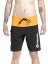 Meatfly Meatfly pánske plavky Mitch Boardshorts 21" Yellow / Black | Žltá | Veľkosť