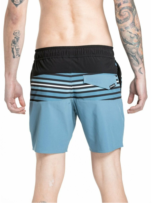 Meatfly Meatfly pánske plavky Keith Boardshorts 17" Slate Blue | Modrá | Veľkosť