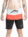 Meatfly Meatfly pánske plavky Mitch Boardshorts 21" Red Orange / Black | Červená | Veľkosť
