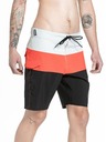 Meatfly Meatfly pánske plavky Mitch Boardshorts 21" Red Orange / Black | Červená | Veľkosť