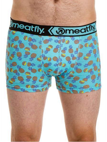 Meatfly Meatfly pánske boxerky Balboa Boxershorts Double Pack Pineapple | Čierna | Veľkosť