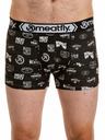 Meatfly Meatfly pánske boxerky Balboa Boxershorts Double Pack Badges | Čierna | Veľkosť