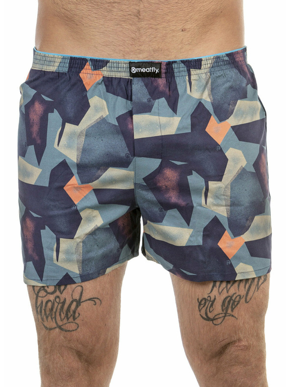 Meatfly Meatfly pánske trenírky Agostino D - Shade | Sivá | Veľkosť