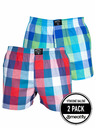 Meatfly Meatfly pánske boxerky Doug Navy Red / Green | Červená | Veľkosť