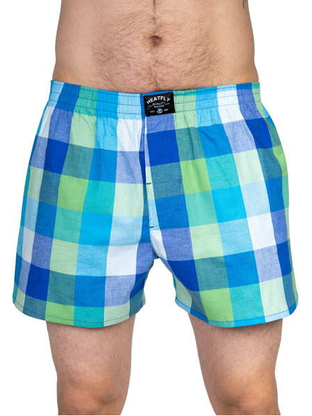Meatfly Meatfly pánske boxerky Doug Navy Red / Green | Červená | Veľkosť