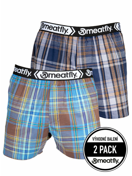 Meatfly Meatfly pánske boxerky Gigi Yellow / Brown | Žltá | Veľkosť