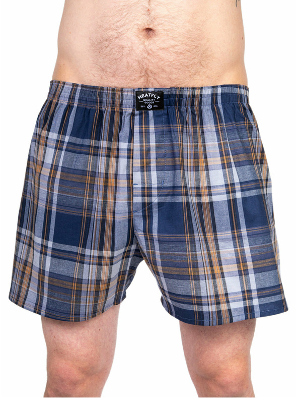 Meatfly Meatfly pánske boxerky Doug Yellow / Brown | Žltá | Veľkosť