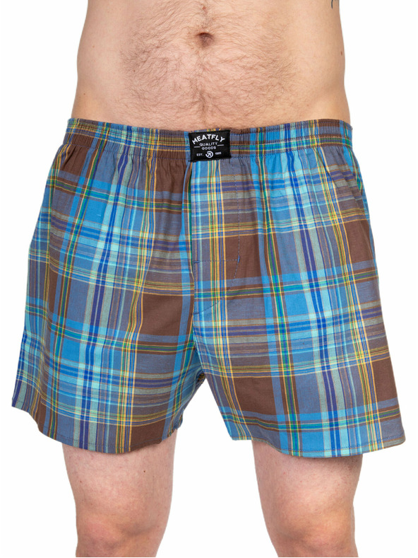 Meatfly Meatfly pánske boxerky Doug Yellow / Brown | Žltá | Veľkosť