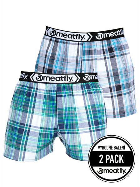 Meatfly Meatfly pánske boxerky Gigi Green / Black | Zelená | Veľkosť
