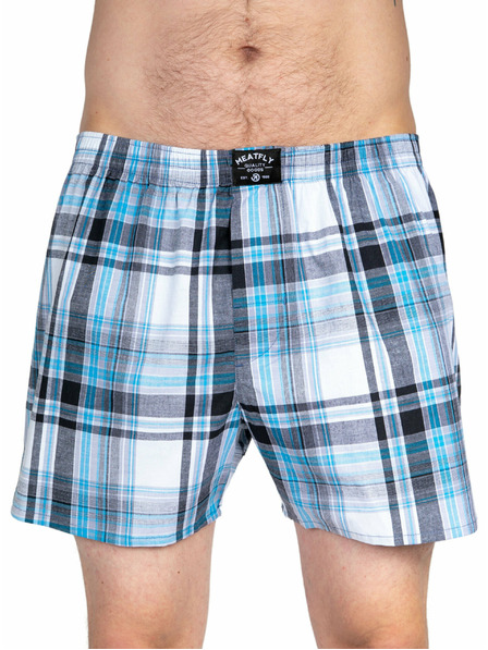 Meatfly Meatfly pánske boxerky Doug Green / Black