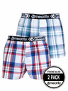 Meatfly Meatfly pánske boxerky Gigi White Red / Blue | Biela | Veľkosť